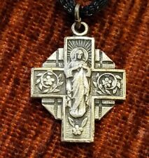 Sacred Heart Of Jesus Vintage & New Sterling Medal Catholic Religious France  picture