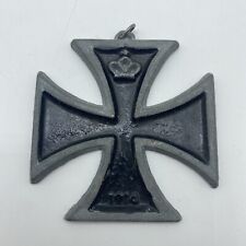 WW1 1914 3” x 3”   Iron Cross Medal With Raised Crown 1960's Japan Reproduction  picture