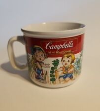 Vintage Campbell's Soup Kids Mug Bowl M’mm M’mm Good Red White picture