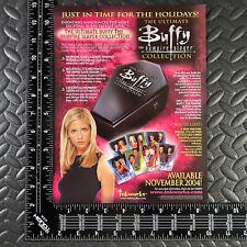 INKWORKS '04 BUFFY THE VAMPIRE SLAYER ULTIMATE COLLECTION FLYER PROMO SELL SHEET picture