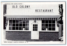 c1960's Old Colony Restaurant Main Street North Conway New Hampshire NH Postcard picture