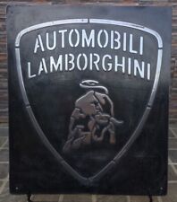 vintage Lamborghini sign picture