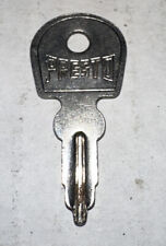 Vintage Silver PRESTO Key No Numbers Luggage Trunk REPLACEMENT ONLY Made in USA picture