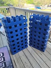 Pepsi Cola 2-Liter Bottle Crate Blue Plastic Stackable Holds 8 Bottles picture