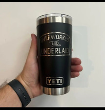 Overworked And Underlaid Black Yeti Tumbler picture