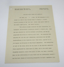 Armenian Genocide Near East Relief Press Release 1921 Viscount Price Plea ORIG picture