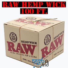 RAW Hemp Wick 100 Ft. Made of Natural Unbleached Hemp & Beeswax picture