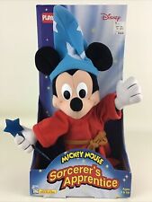 Playskool Disney Mickey Mouse Sorcerer's Apprentice Plush Stuffed Vintage 1989 picture