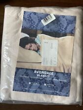 VINTAGE AVONDALE BLANKET QUEEN / KING CREAM NEW OLD STOCK SEALED BAG picture