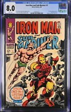 Iron Man and Sub-Mariner (1968) #1 CGC VF 8.0 White Pages Predates 1st Issues picture