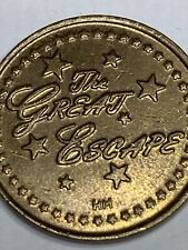 RARE  THE GREAT ESCAPE THEATER ARCADE TOKEN WILDER KENTUCKY OBSOLETE #qc1 picture