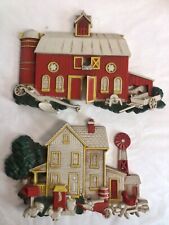 Barn & House Wall Art Dart Industries HOMCO #7369 picture