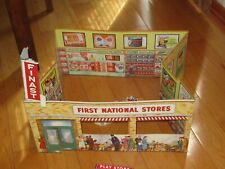 Vintage Toy Playset Grocery Store Advertising First National Stores Dollhouse picture