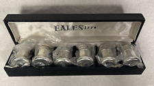Vintage Eales 1779 Silver Plate 6-Pc Salt & Pepper Shakers picture