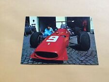 1968  Ferrari  original factory color promotional post card. picture