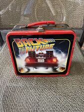 BACK TO THE FUTURE OUTATIME RETRO TIN TOTE LUNCHBOX picture