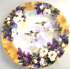 Hummingbird Collector Plate Lena Liu Delicate Treasures Crown Jewels 1999 Vintag picture