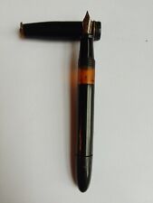 Fountain Pen With KAWECO NIB VTG black Interesting Unknown Vintage picture