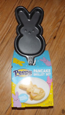 NEW PEEPS shaped pancake skillet set with mix picture