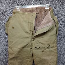 Vintage Rare 1940s US Army Air Force Cold Weather Pants Type A10 A-10 Size 36 picture