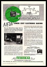 1958 Federal Products Providence RI Electro-Probe Model 230 P-2 Tester Print Ad picture