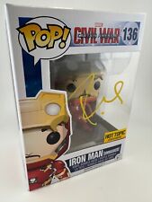 Funko Pop Robert Downey Jr. Signed Autographed IRON MAN Beckett Witnessed COA picture