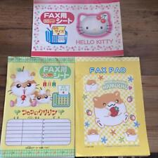 Showa Retro Sanrio Hello Kitty Corocoro Kuririn And Others Fax Sheet picture