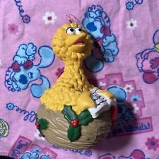 Sesame Street Big Bird in Nest Christmas Ornament Jim Henson 2005 Plastic 5” picture