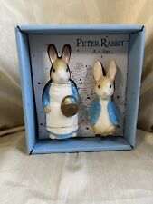 New PETER RABBIT Beatrix Potter Bunnies Salt & Pepper Shaker Set 2024 picture