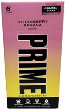Prime Hydration Strawberry Banana Mix One New Sealed Box Of 6 Mix Sticks EXP2/26 picture