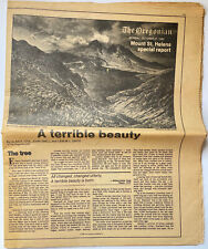 The Oregonian Newspaper October 27 1980 Mount St Helens Volcano Special Report picture
