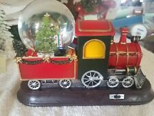 Musical Waterglobe Rare Vintage looking Train Christmas  picture