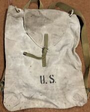 Antique 1918 WW1 US Army military medical rumpersack drawstring Back Pack picture