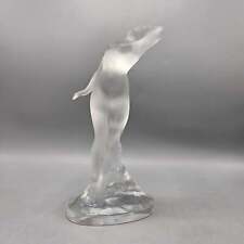 Vintage Lalique France Frosted Crystal Danseuse Dancer Figurine Sculpture picture