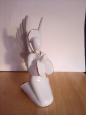 White Angle Opalescence Wings Gold Trim. Excellent Condition.  #12 picture