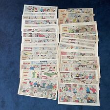 Smilin Jack 1/3 Page Comic 1963-1964 Mixed Lot of 62 / Approx 15x8 MR picture
