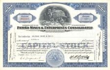 Patino Mines and Enterprises Consolidated Inc. - 1950's dated Famous Tin Mining  picture