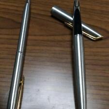 Waterman C/F Fountain Pen 18K 750 And Ballpoint Set picture