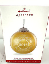 Hallmark Keepsake Ornament 2016 CHRISTMAS COMMEMORATIVE picture