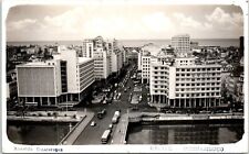 Avenida Guararapes 30-40's RPPC Postcard- U-12 picture