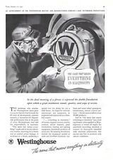 1937 Westinghouse Electric Company Everything Vintage Magazine Print Ad/Poster picture