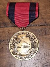 Pre WWI USN Navy Marine 1912 Nicaraguan Campaign Medal L@@K picture