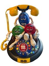 M&M's Animated Telephone Landline Collectible vtg Phone with battery compartment picture