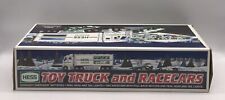 Vintage 2003 Hess Toy Truck and Race Cars - New In Box picture