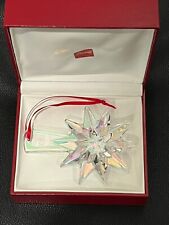 Baccarat Noel 2013 Annual Ornament Christmas Star Iridescent  In Original Box picture