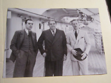 LEWIS ALLEN AND GILBERT MILLER AND LORD BROWNLOW PHOTOGRAPH 1930'S 7
