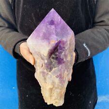 7.78LB Natural Beautiful Amethyst Single Point Specimen Reiki energy healing picture