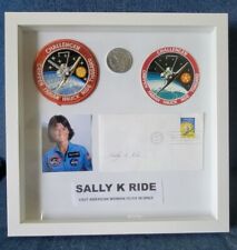 SALLY RIDE Signed vintage Postal Cover Framed Display 1st US Woman In Space COA picture
