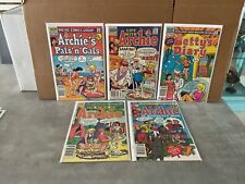 Mixed Lot of 5 Archie Series Comic Books Pals N Gals, Betty’s Diary, More picture