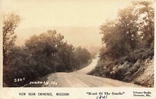 Highway 106 Eminence Missouri MO Ozarks 1941 Real Photo RPPC picture